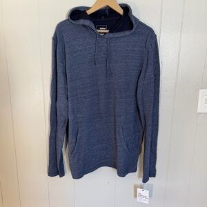 NWT Sonoma blue lightweight hoodie sweatshirt men’s large